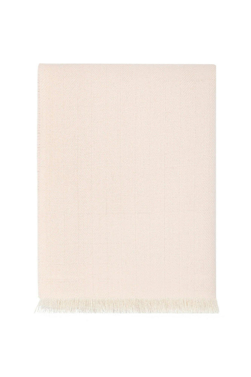 Herringbone Baby Alpaca Woven Blanket