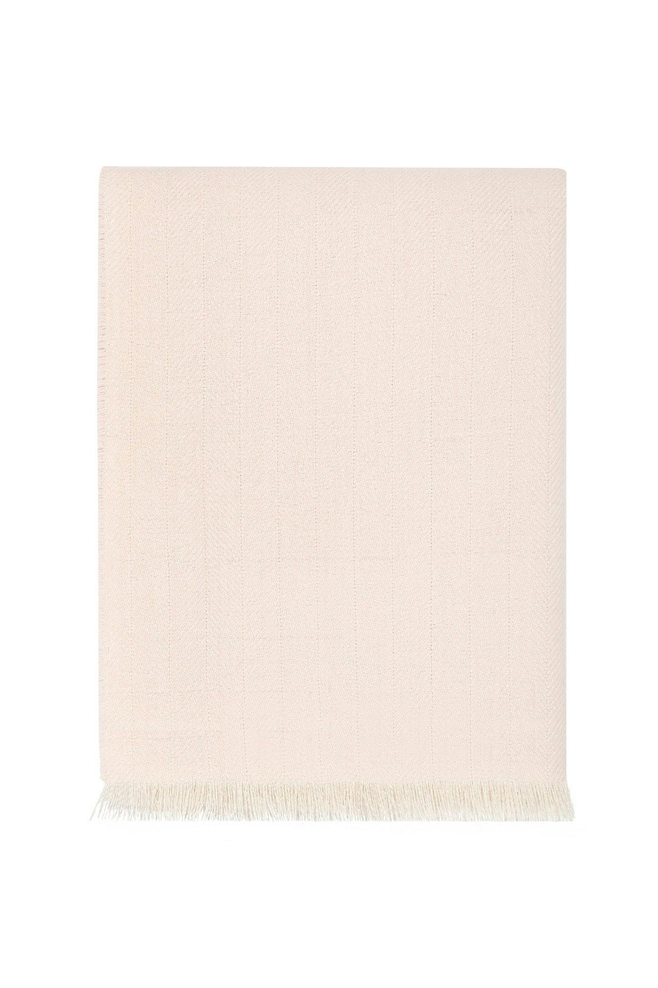 Herringbone Baby Alpaca Woven Blanket