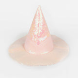Pink Sequin Witch Hat