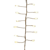 Kurt Adler 300-Light Cluster Garland with Warm White LED Lights