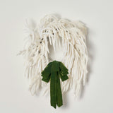 Norfolk Collection - Real Touch White Norfolk Pine Front Door Christmas Holiday Winter Wreath