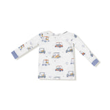 Zooming Golf Carts - Long Sleeve Loungewear Set