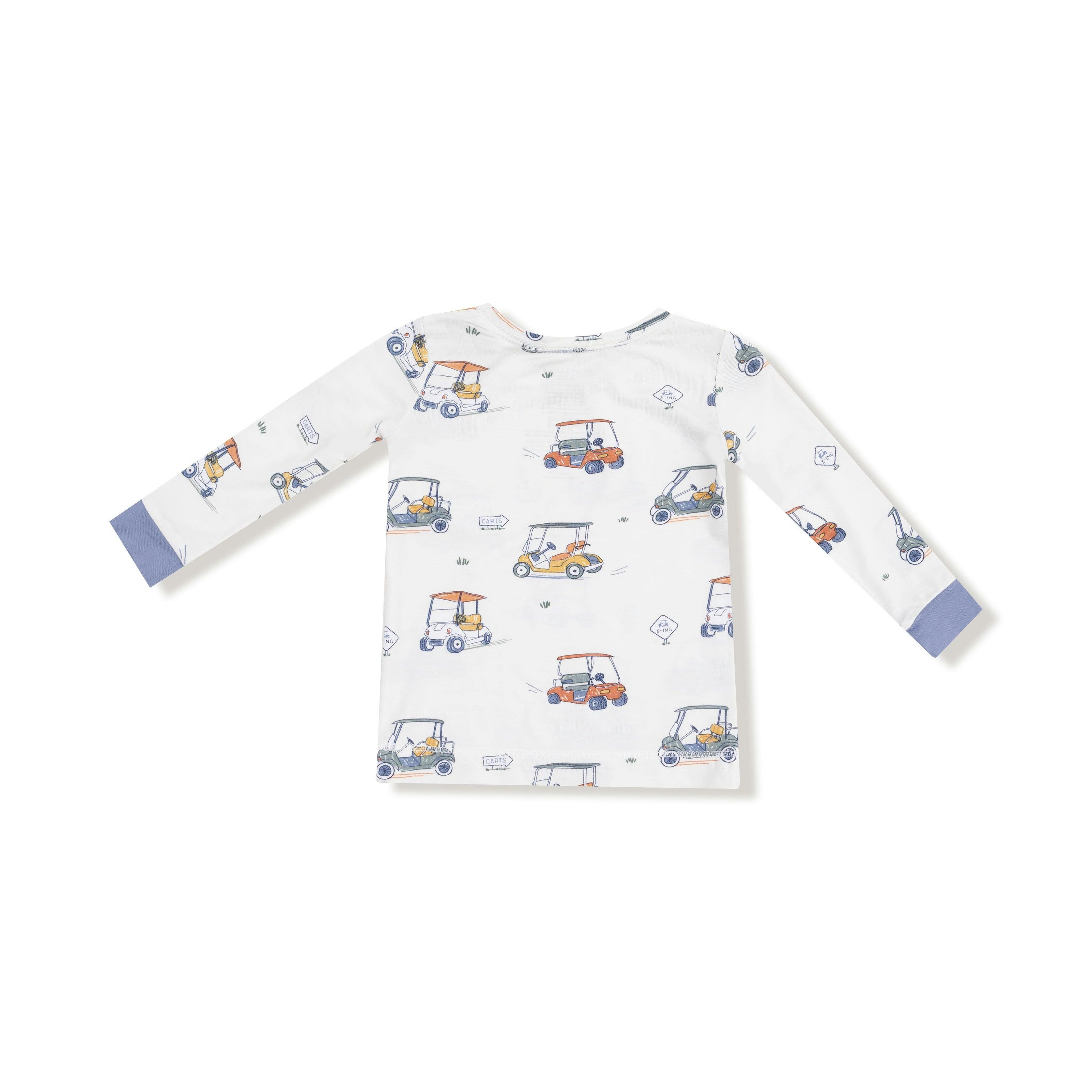 Zooming Golf Carts - Long Sleeve Loungewear Set