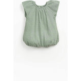 Pointelle Cap Sleeve Romper