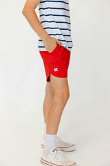 red super short