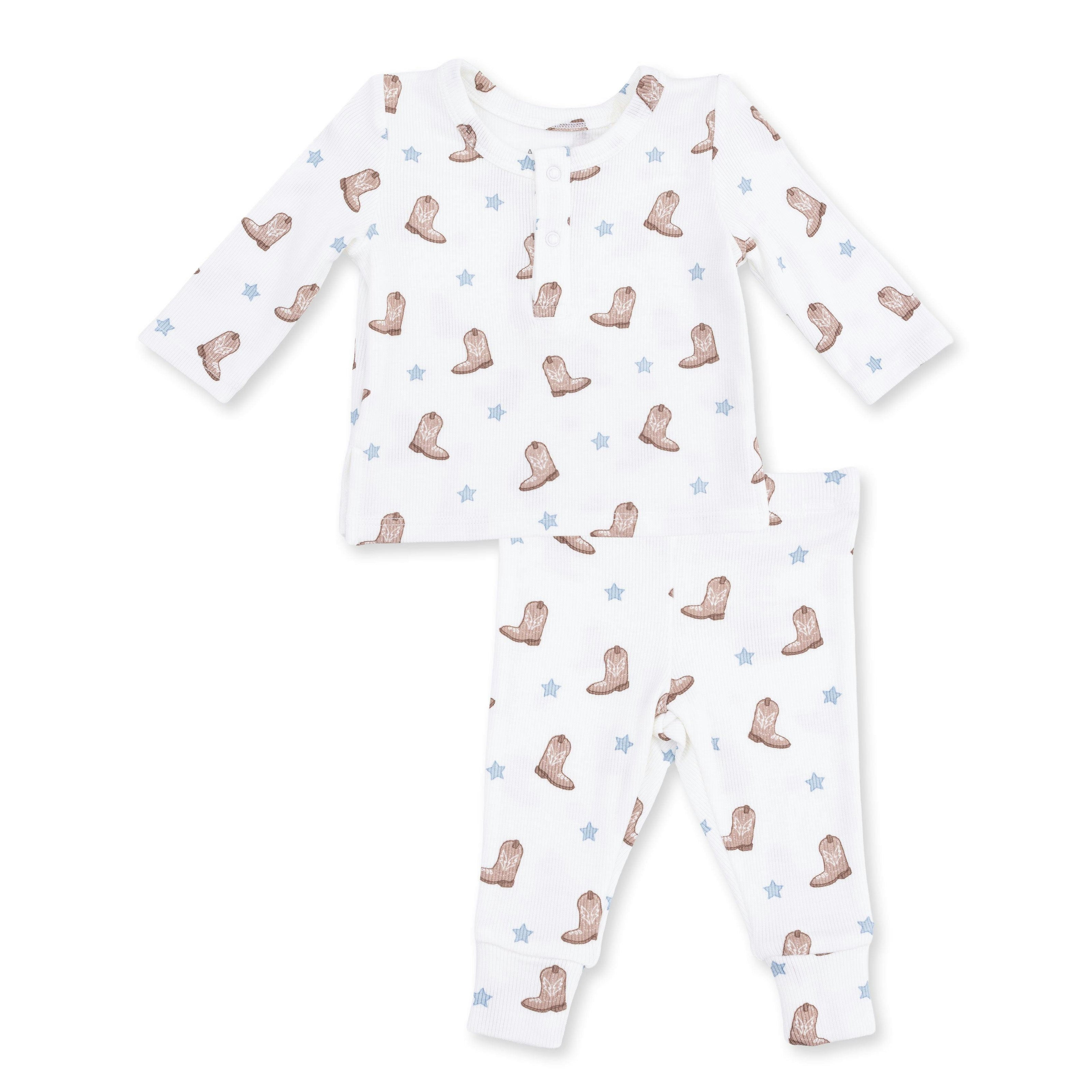 Mini Cowboy Boots - Long Sleeve Henley Play Set