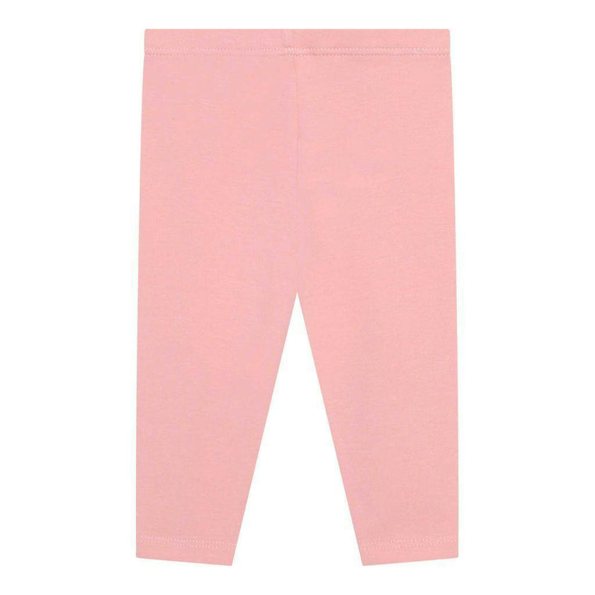 Pink Dress & Leggings Set