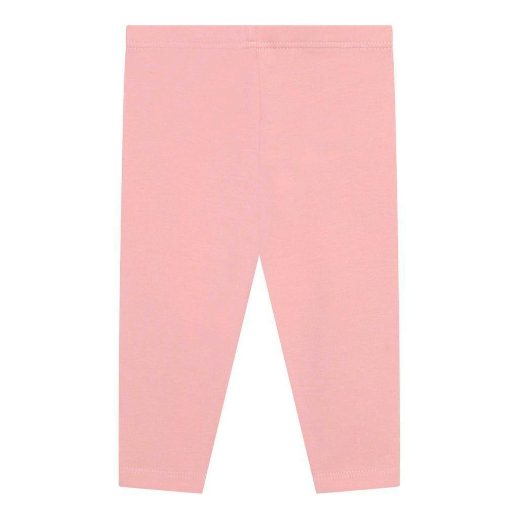 Pink Dress & Leggings Set