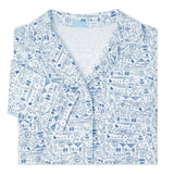 Boston Women's Button Front Long Pajama Set