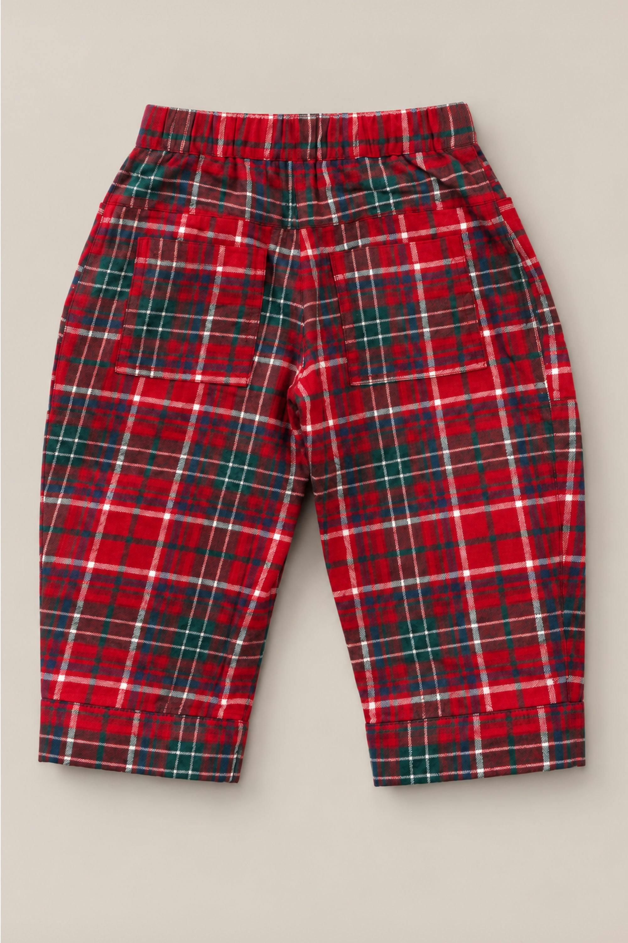 Boys Oliver Pants in Christmas Cheer Plaid