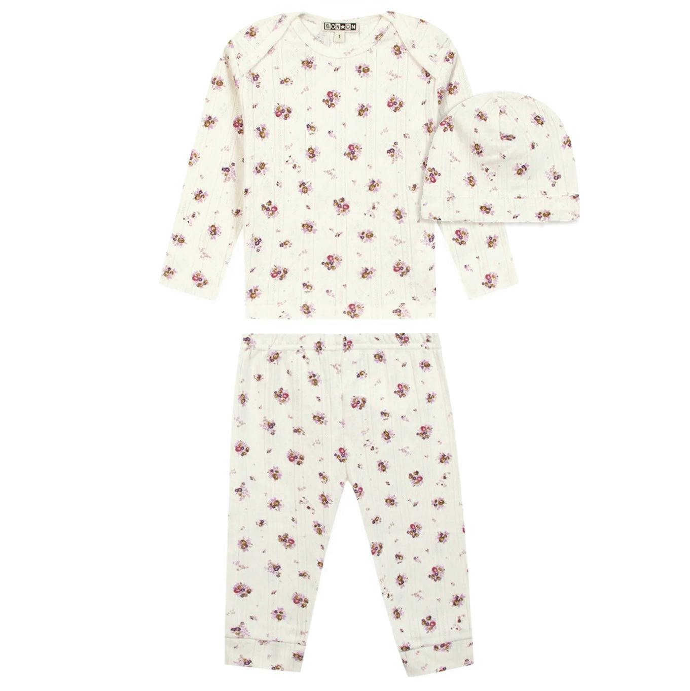 BONTON Tino Bouquet Pajamas - Bouquet Swinging
