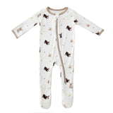 French Bulldogs Zippered Footie