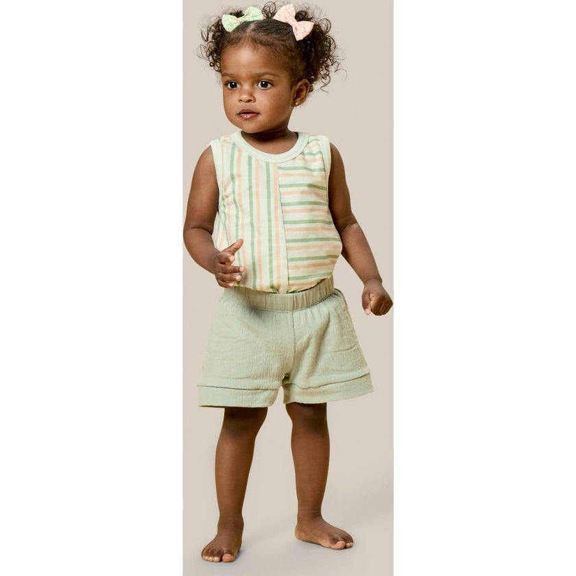 Stripe Mix Tank Onesie