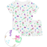 The Organic Short Sleeve Pajama Set [Under the Sea]