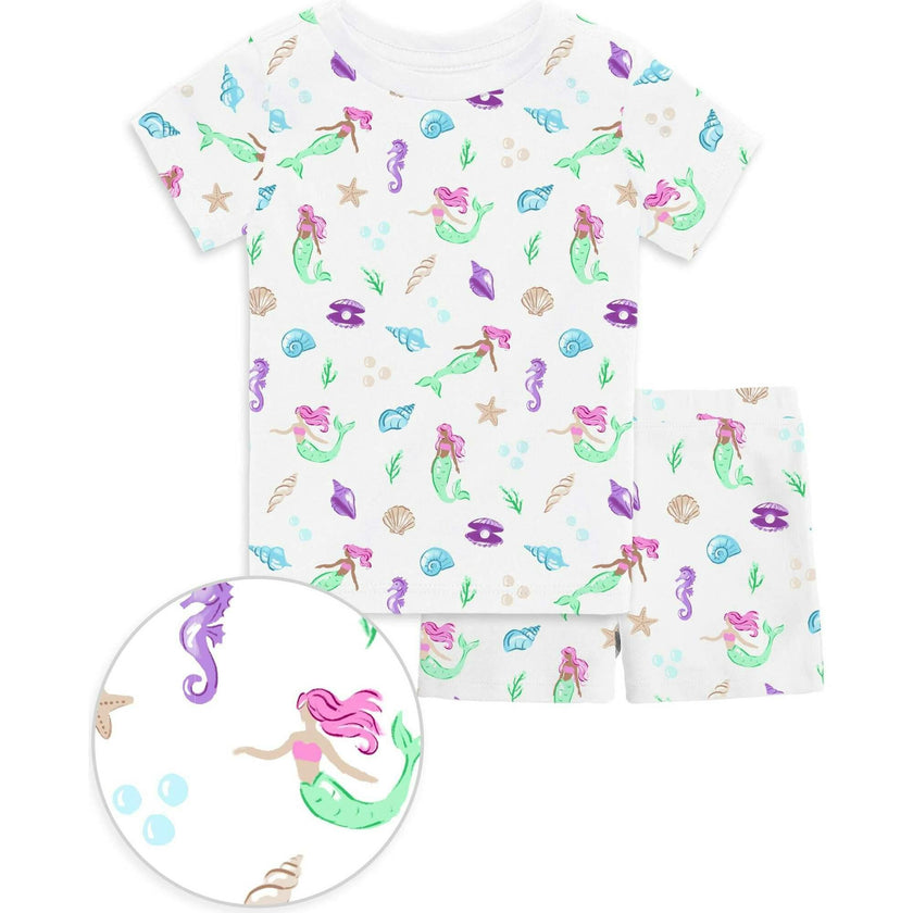 The Organic Short Sleeve Pajama Set [Under the Sea]