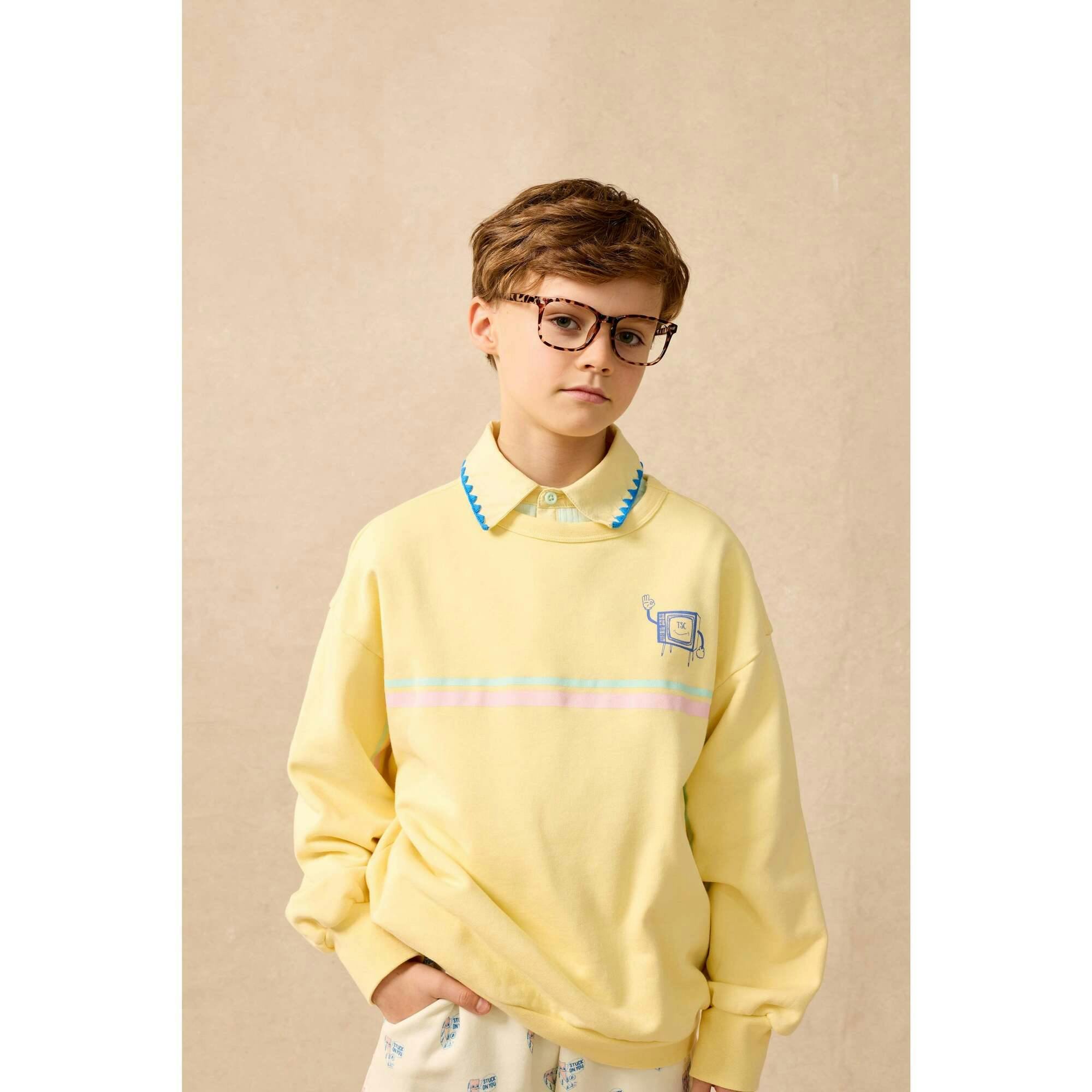 Organic Weekend Sweatshirt in Laffy Taffy