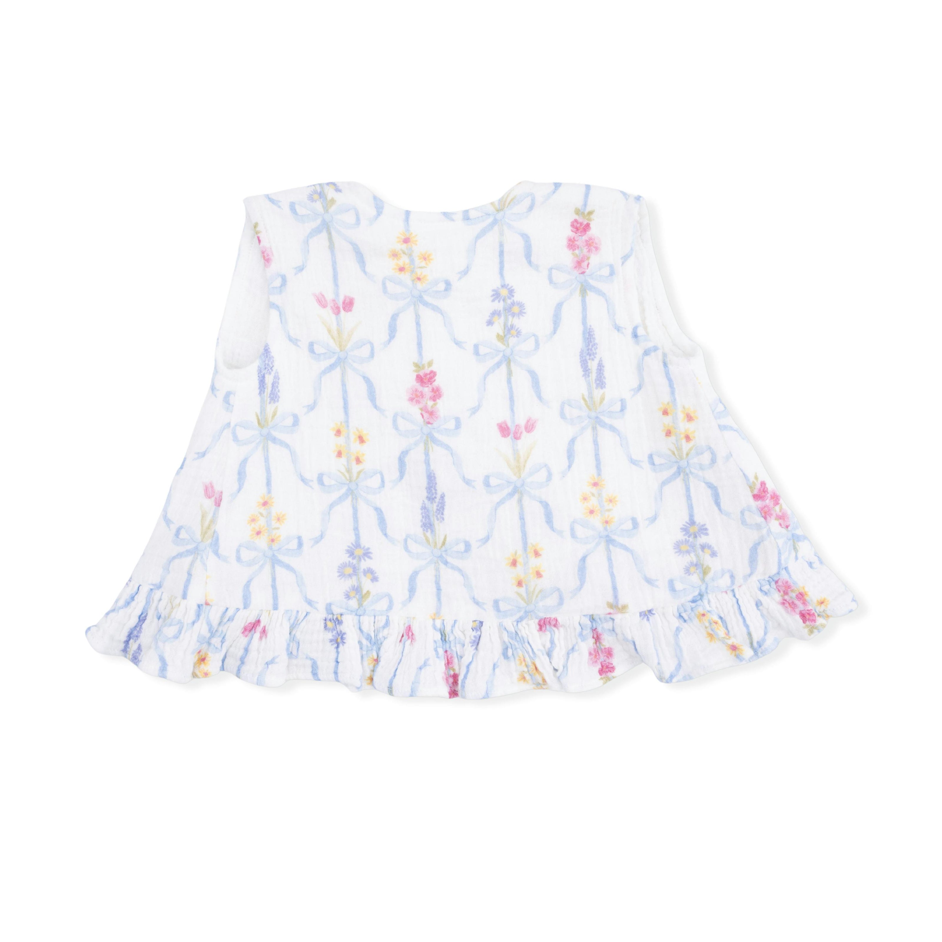 Ribbon Bouquets - Ruffle Back Top and Bloomer