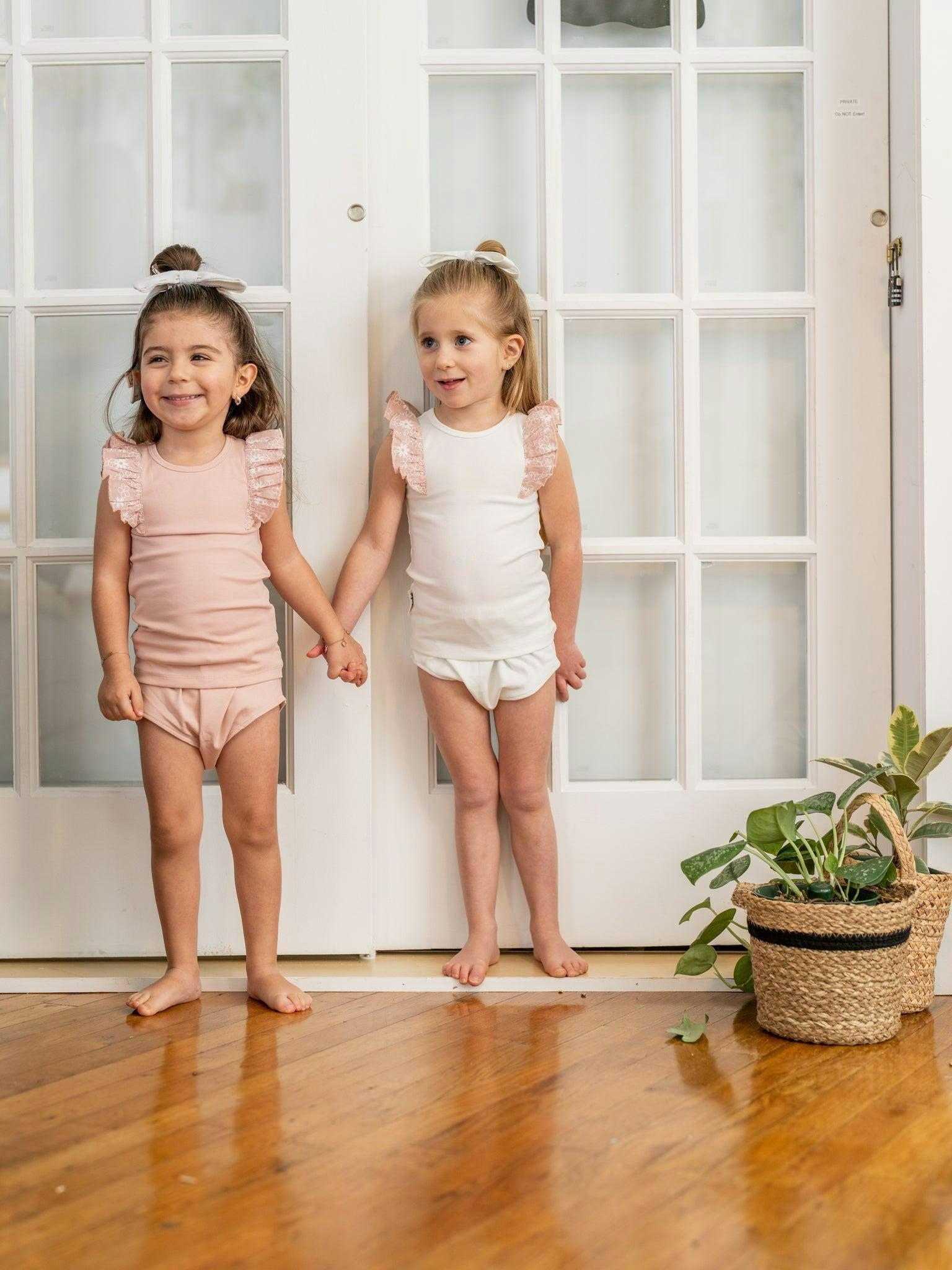 Shoulder Ruffle Top & Short Set
