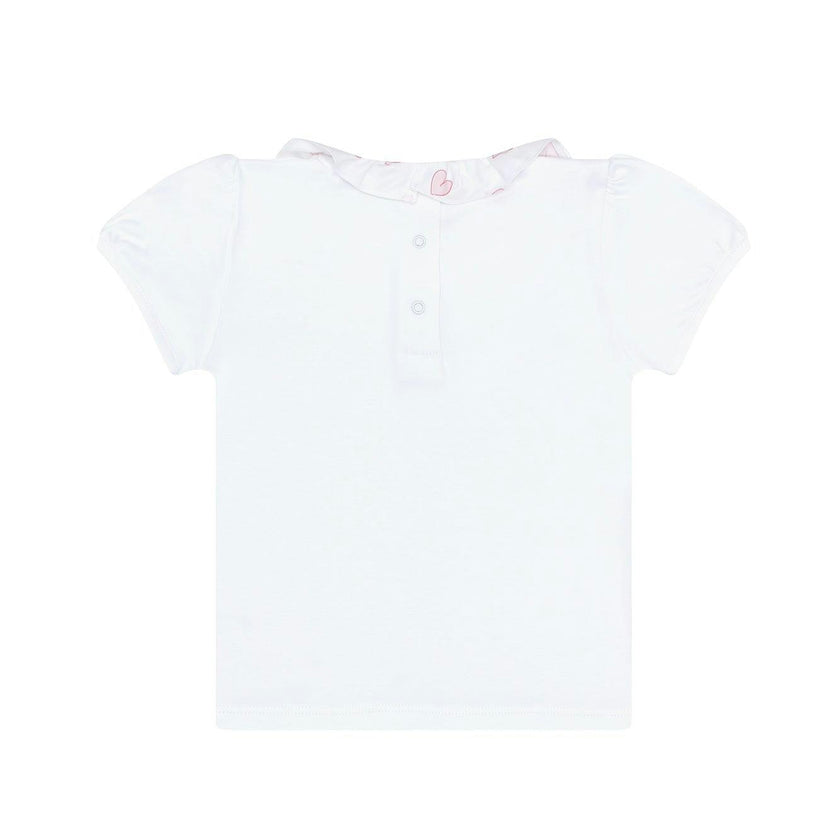 Pink Heart Print Tee