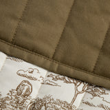 Country Toile Quilted Vest