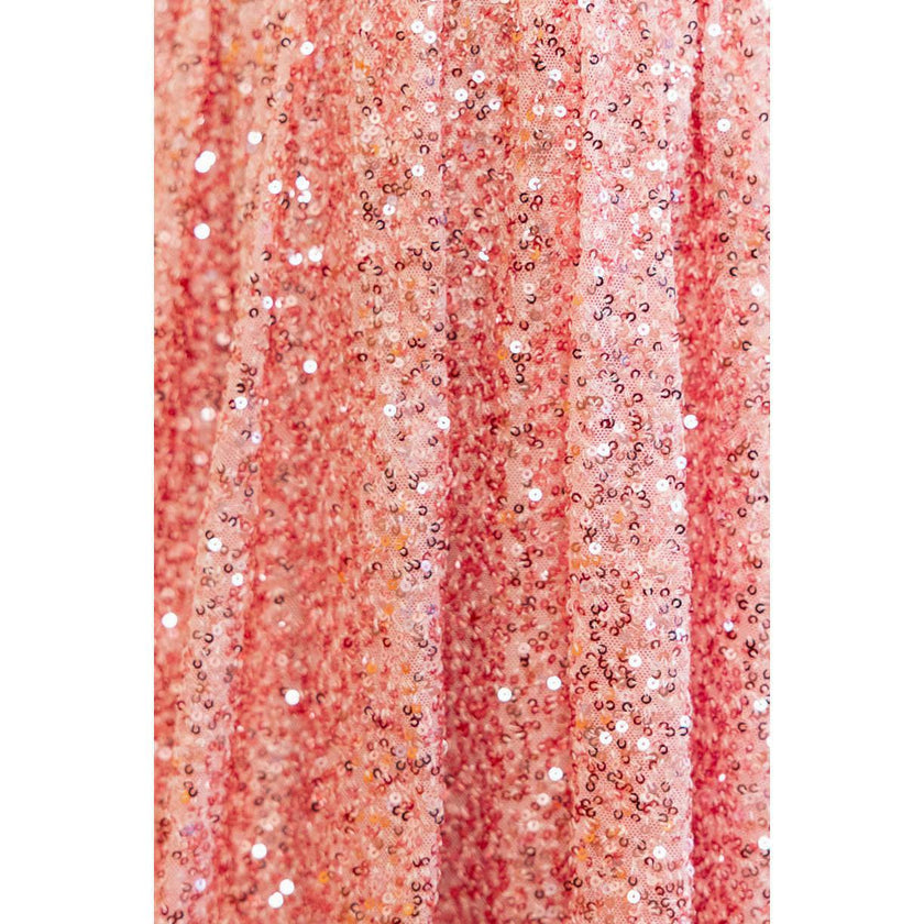 Mini Marisol Dress in Pink Sequin