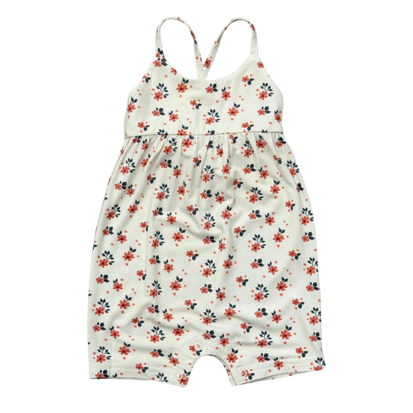 Girl's Tie-Back Romper