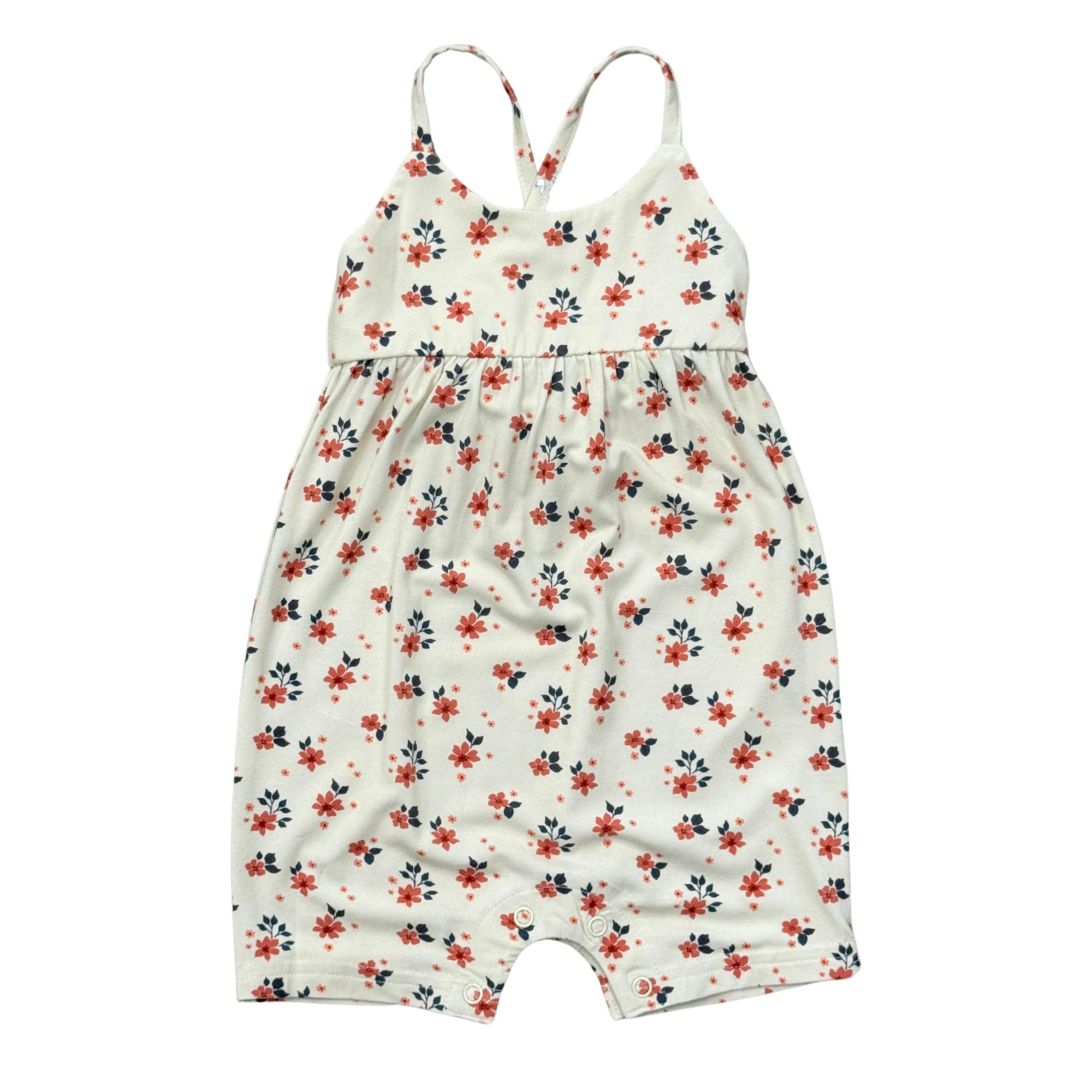 Girl's Tie-Back Romper
