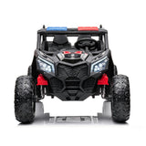 24V 4x4 Freddo Storm Police UTV 2-Seater for Kids with Lights & Sirens for Action-Packed Adventures