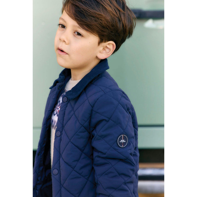 TARTINE ET CHOCOLAT Quilted Jacket - Marine