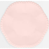 Pink Dot Edged Flower Compostable Side Plates