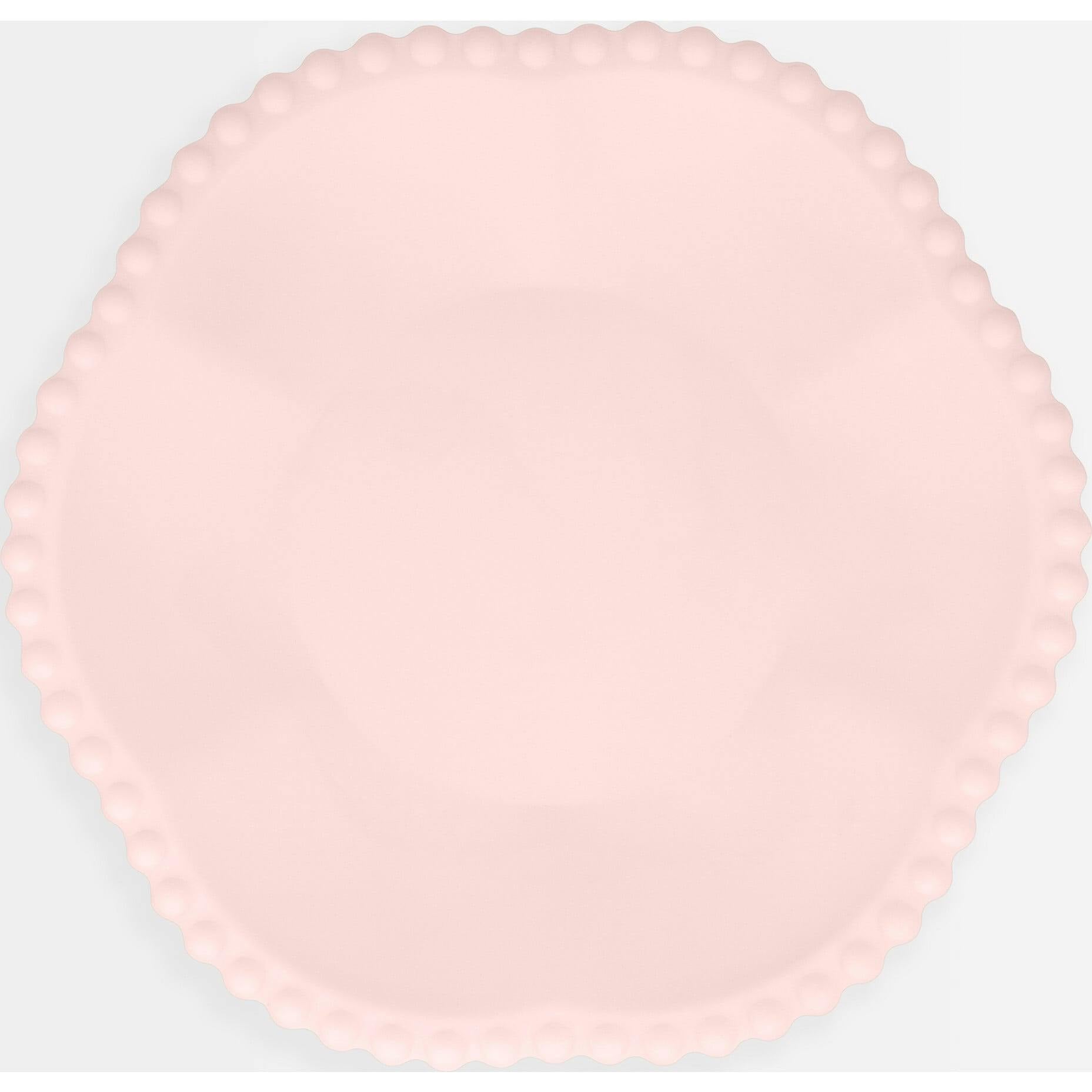 Pink Dot Edged Flower Compostable Side Plates