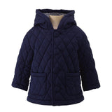 Navy Quilted Jacket
