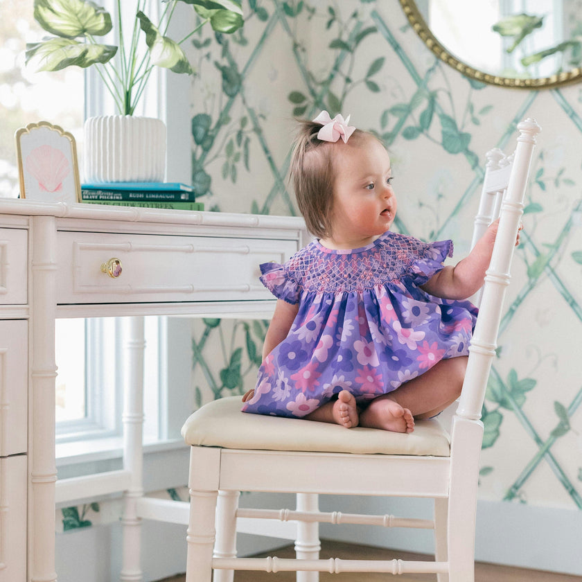 Annie Smocked Diaper Cover Set