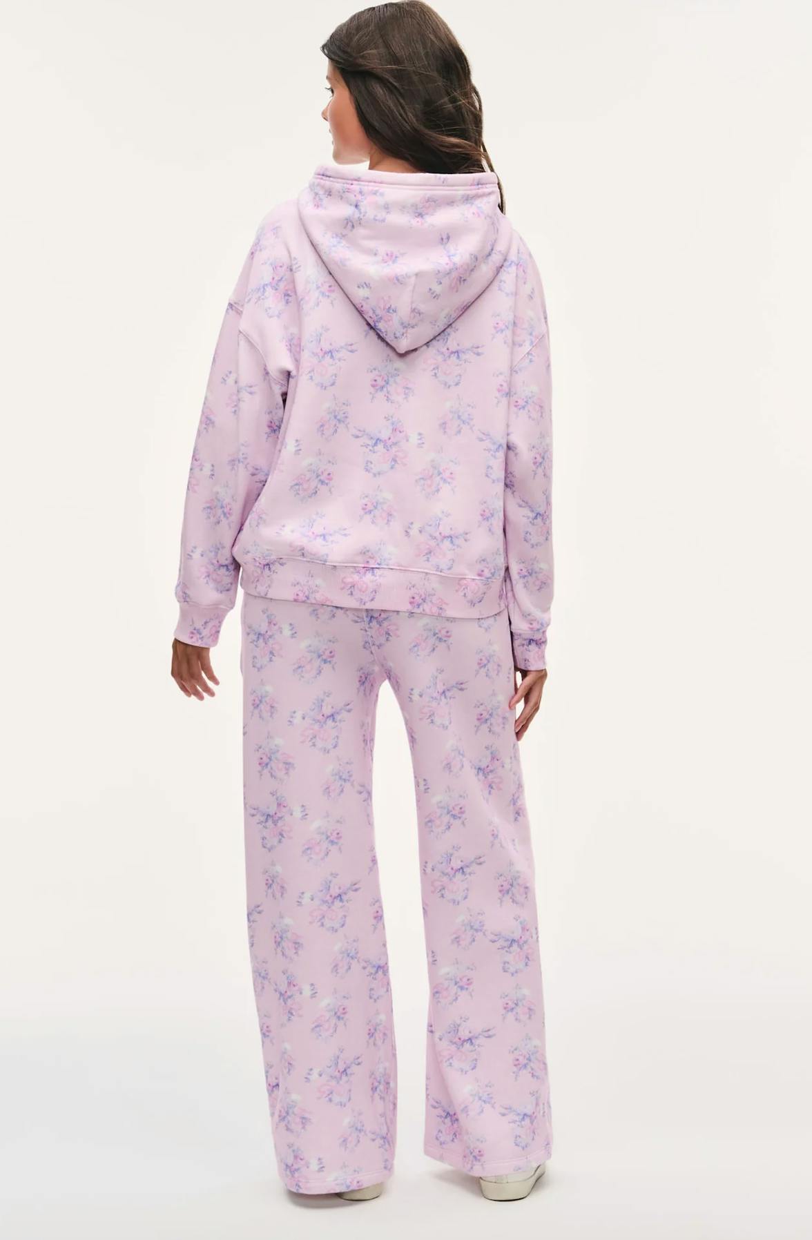 Selbie Tween Sweatpant, Iced Mauve Floral