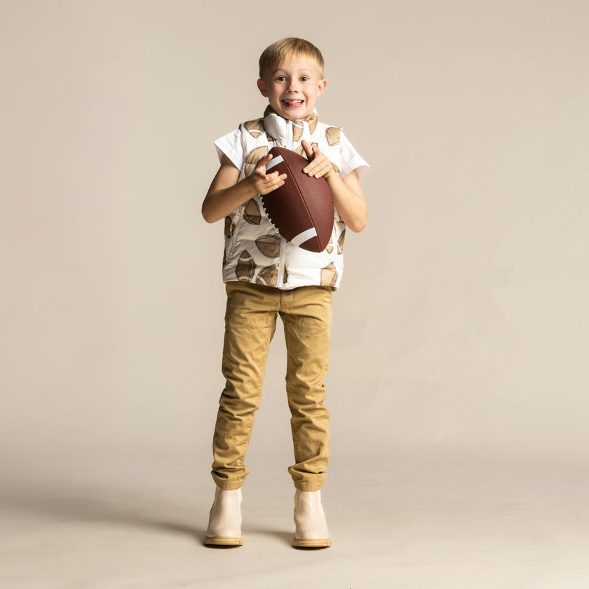 Casey Reversible Down Vest, Tan