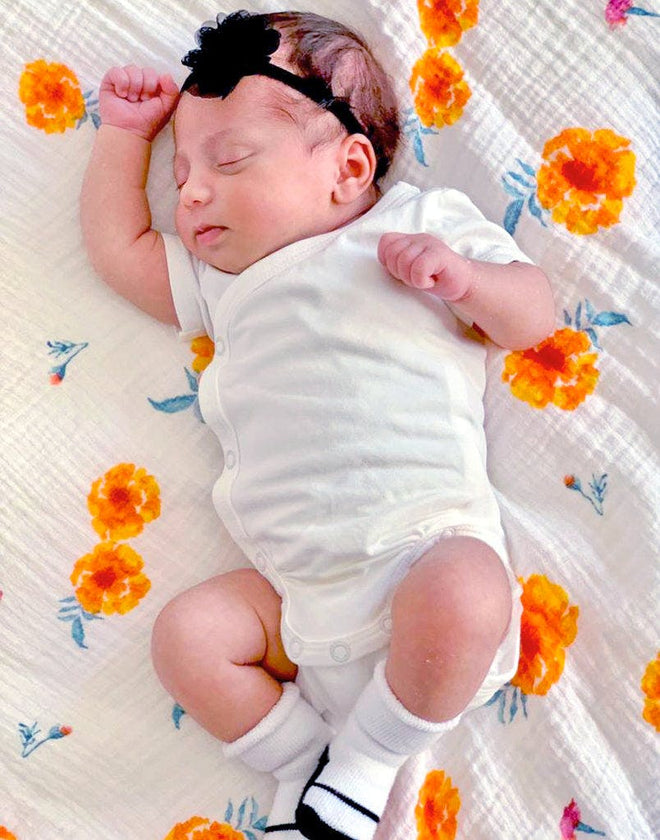 Organic Cotton Muslin Swaddle