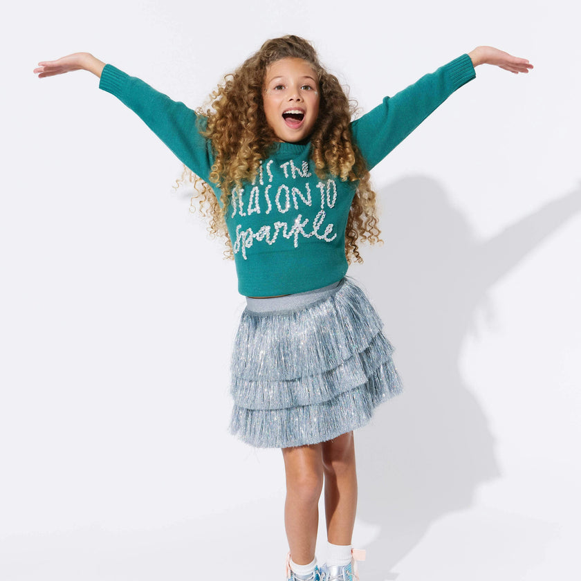 Tis The Season to Sparkle Crystal Sweater