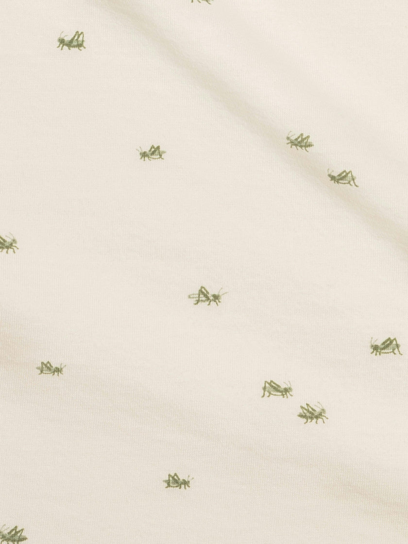 Swaddle Blanket - Grasshopper / Fern + Mint