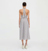 The Fleur Midi Dress - Chocolate Gingham