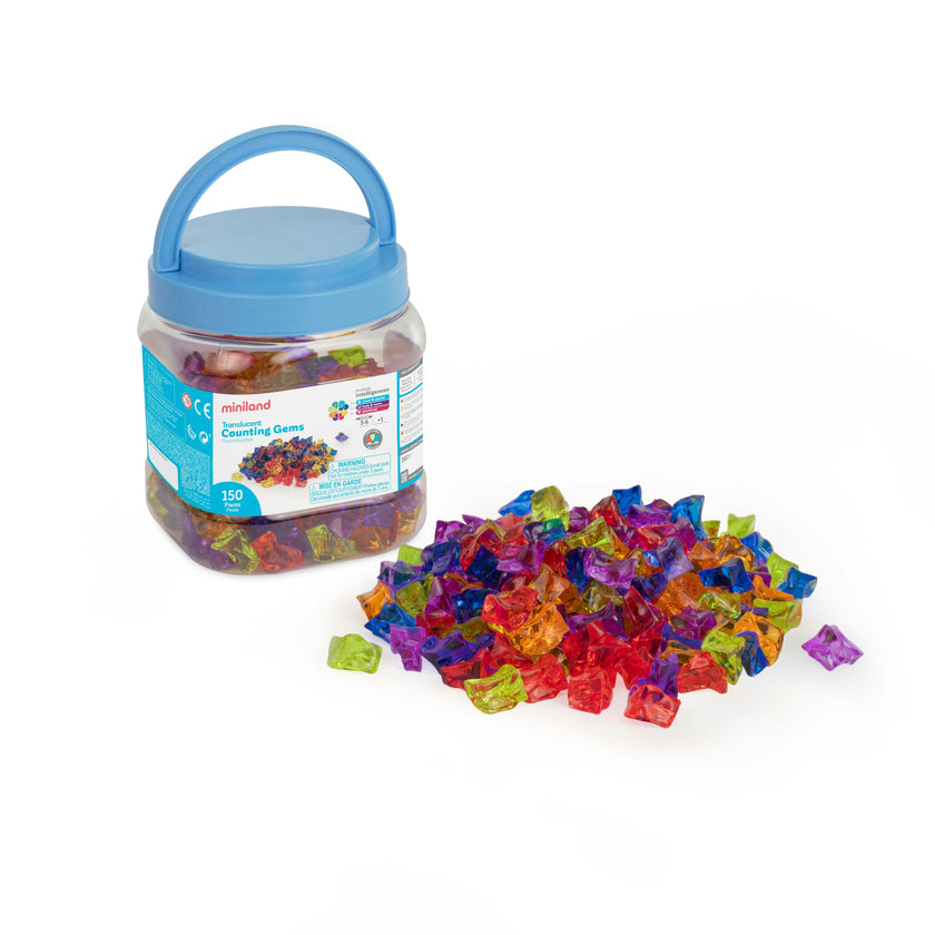 Translucent Counting Gems 150 pcs