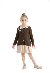 Brown Floral Set