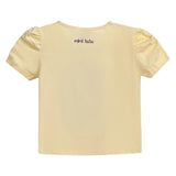 Yellow Unicorn Applique T-Shirt