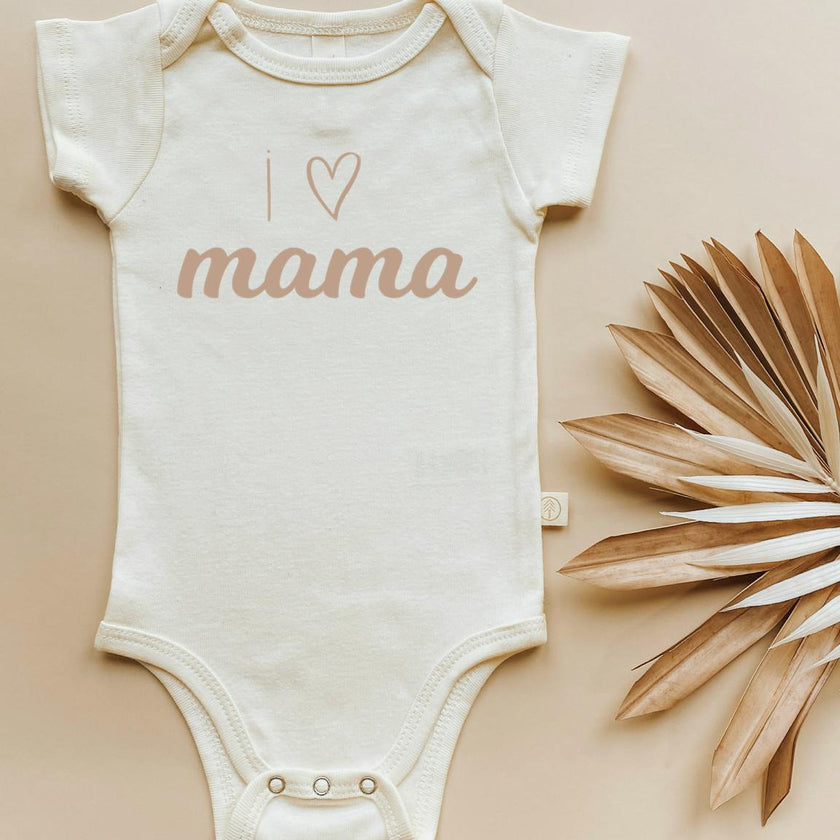 I Love Mama Organic Baby Bodysuit