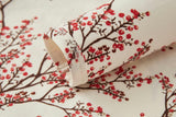 Winterberry Cotton Stretch Newborn Gown & Hat Set