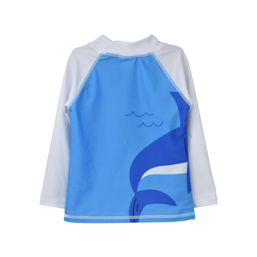 UPF 50+ Graphic Rash Guard Swim Top