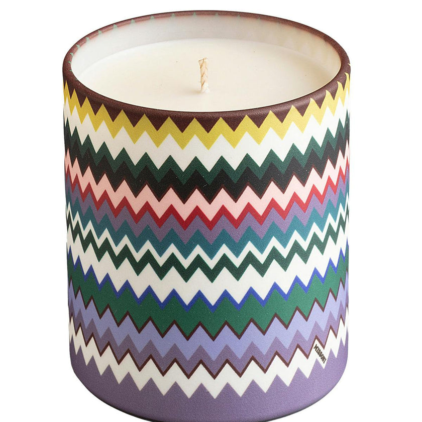 Scented Candle MICRO ZIG ZAG 220gr  diam. 3.3", H 3.5"