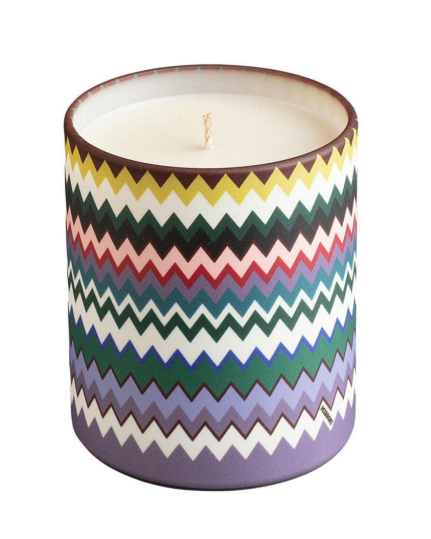 Scented Candle MICRO ZIG ZAG 220gr  diam. 3.3", H 3.5"