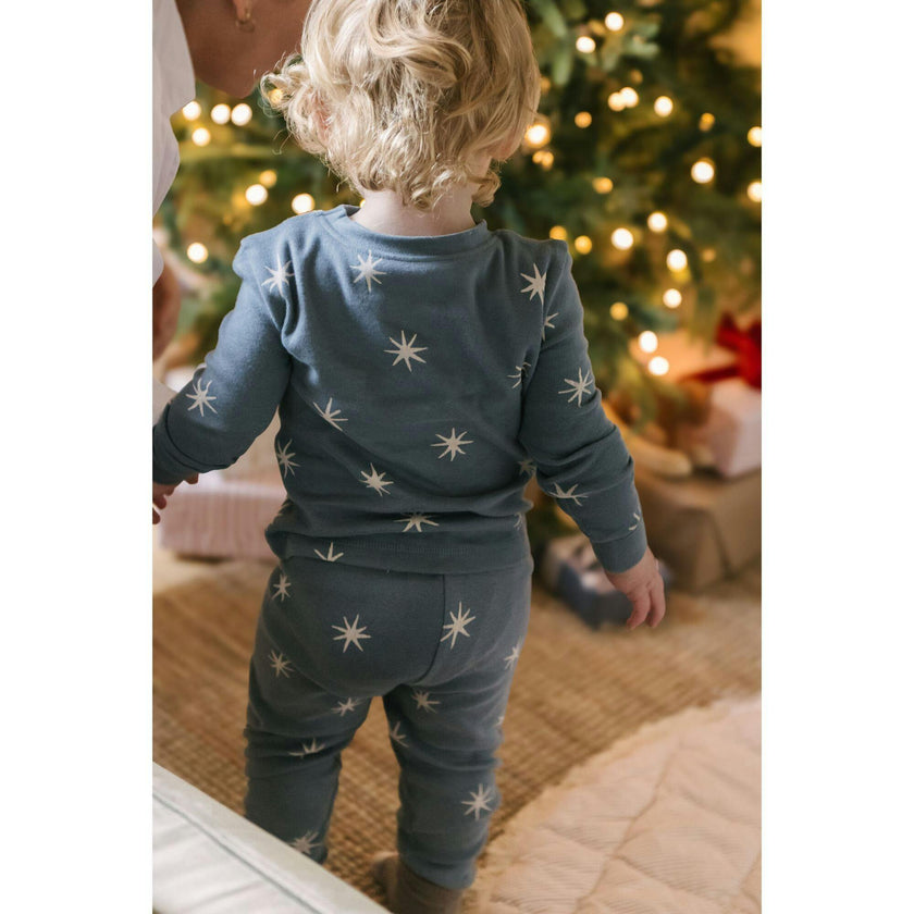 Ribbed Pajama, Blue