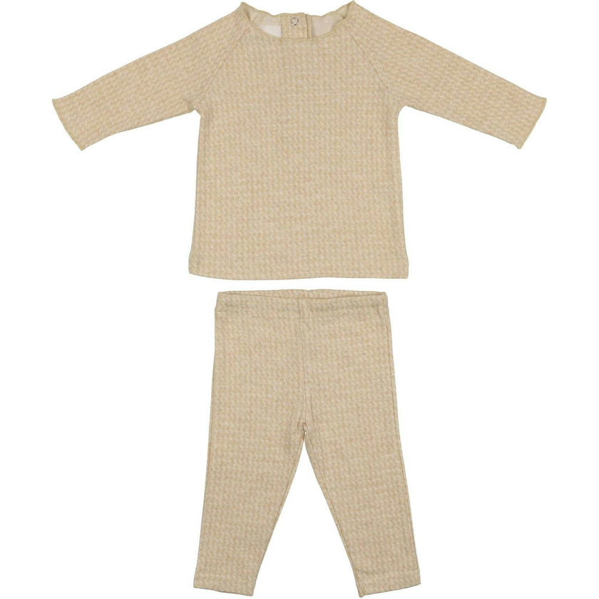 Wave Stripe 2-Piece Top & Pant Set