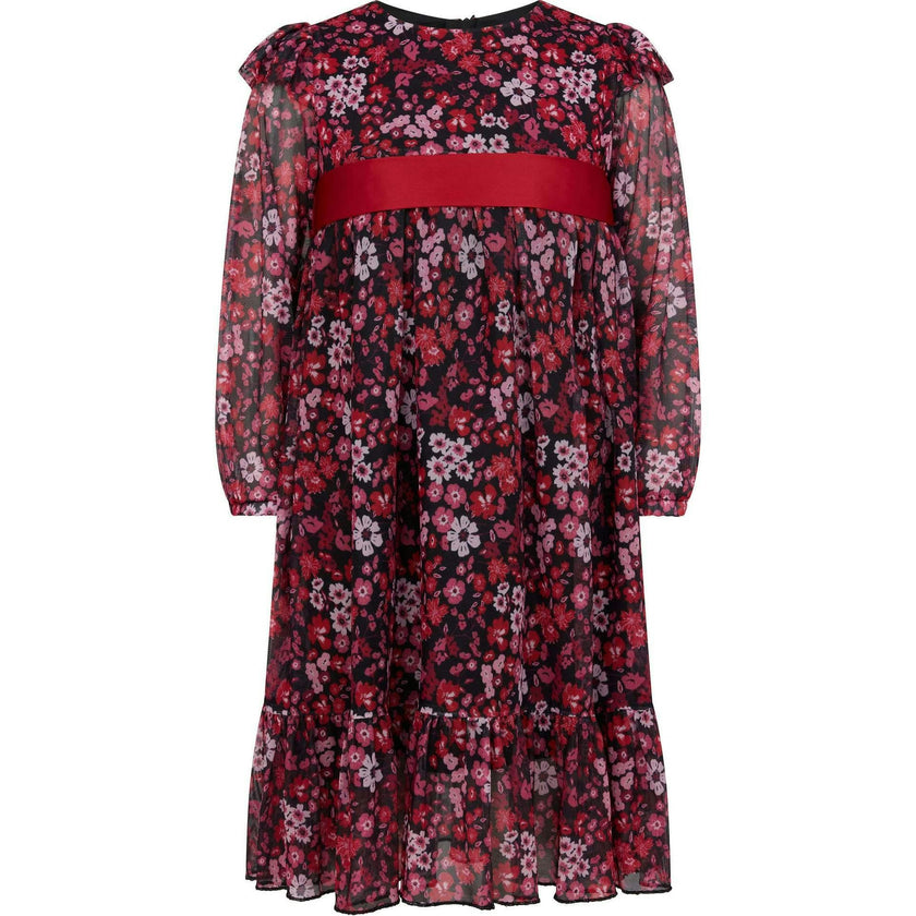 Chloe Winter Floral Party Dress